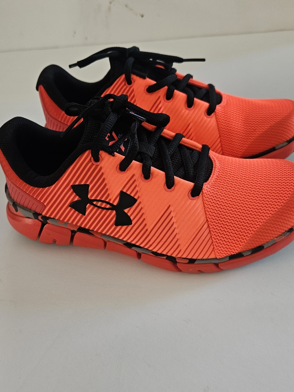 Under Armour Kids' Neon Orange Athletic Shoes